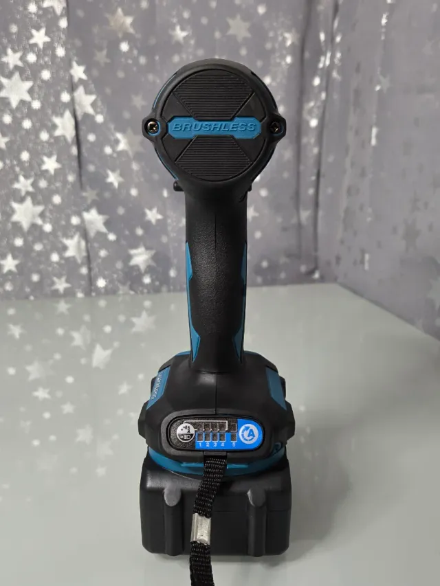 Taladro de impacto Gisam + 2 baterías y cargador