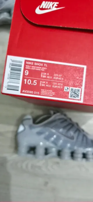 Nike Shox TL Gris Plata