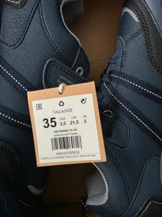 Sneakers Geox Bambini Blu Marina