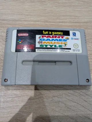 Super Nintendo Fun 'n Games Paint Music