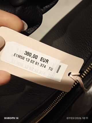 Borsa Coccinelle Nera Pelle Nuovissima