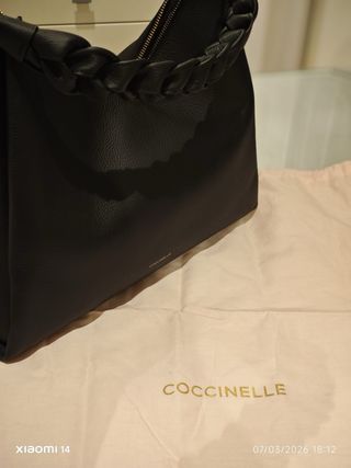 Borsa Coccinelle Nera Pelle Nuovissima