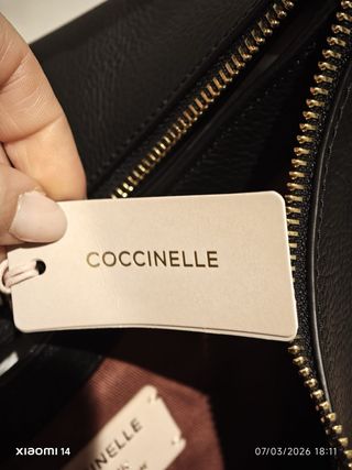 Borsa Coccinelle Nera Pelle Nuovissima