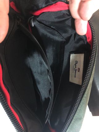 Neceser Pepe Jeans hombre negro y verde