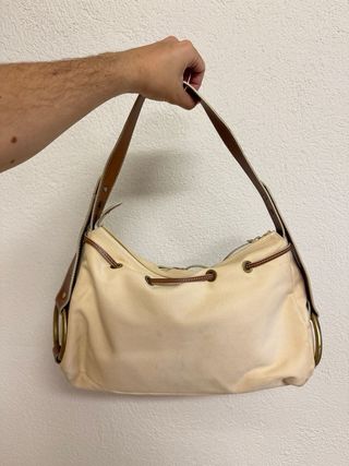 Bolso HOGAN de lona y piel