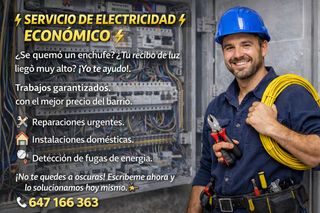 Servicio Electricista Económico 647166363