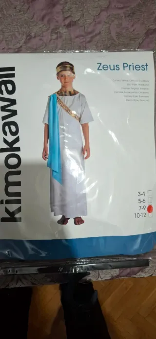 Disfraz Niño Griego 7-9 Años