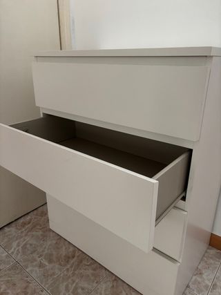 Cómoda MALM IKEA Blanca
