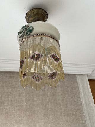 Lámpara de techo con abalorios