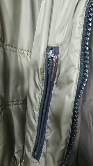 Parka de plumas Hackett Marrón con Capucha y Pelo
