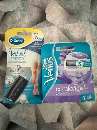 Recambios Gillette Venus y Limas Dr. Scholl