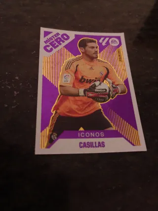 Cromo Iker Casillas Iconos Panini