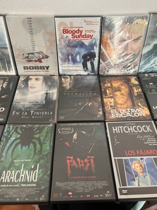 Lote dvd 16” 15 titulso Terror, Suspense, Thriller