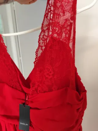 Vestido fiesta/boda rojo