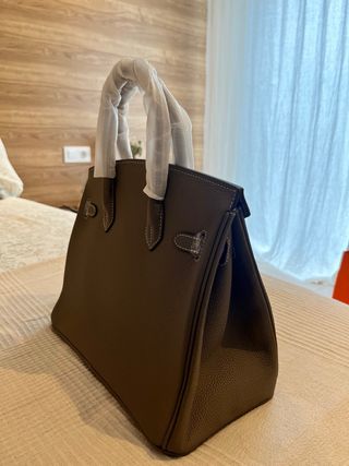 Bolso Hermes Marrón con Llavero Caballo