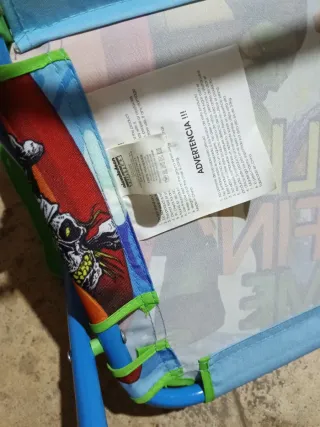 Silla plegable infantil Tortugas Ninja