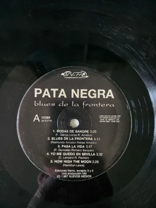 Vinilo Pata Negra - Blues de la Frontera