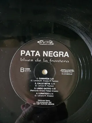Vinilo Pata Negra - Blues de la Frontera