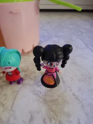 Cabeza Pinypon con 5 muñecas