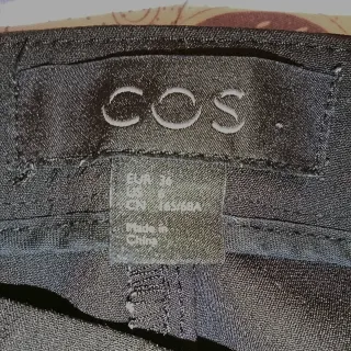 Pantalón recto COS elástico negro