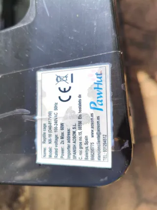 Terrario para reptiles