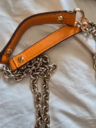 Bolso Gloria Ortiz Naranja y Dorado