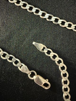 Cadena Plata Ley Italiana 925