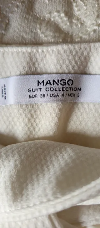 Pantalón de vestir blanco