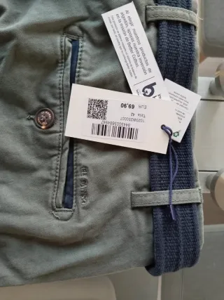 Pantalón chino Slim El Ganso T42 con cinturón