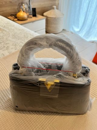 Bolso Negro y Multicolor