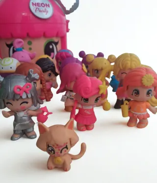 Mega Lote Pinypon Cabeza Neon Party + 25 Figuras