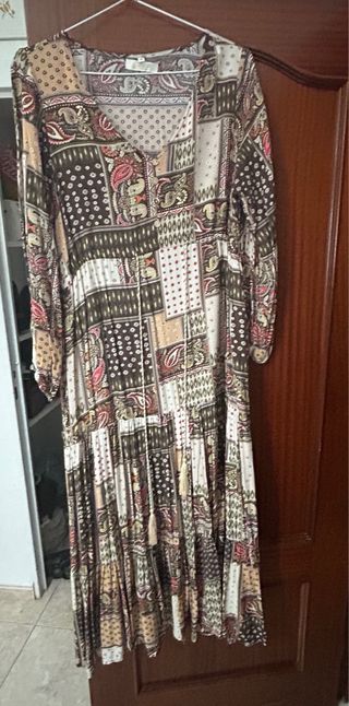 Vestido T&F Fashion estampado talla M