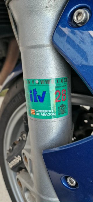 BMW F800ST Azul con Maletas Originales