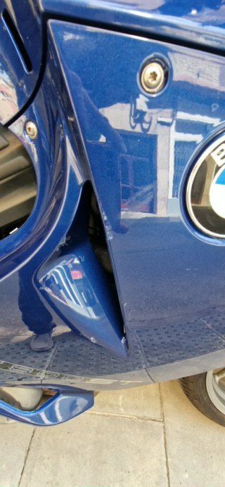 BMW F800ST Azul con Maletas Originales