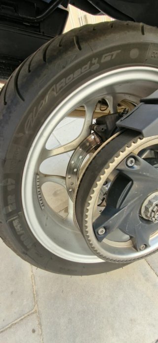 BMW F800ST Azul con Maletas Originales