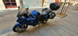 BMW F800ST Azul con Maletas Originales
