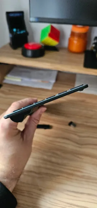 Teclado Zoweetek Ultra Slim Nero/Argento