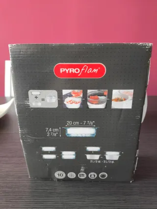 Cazuela + vaporera de vidrio y cerámica