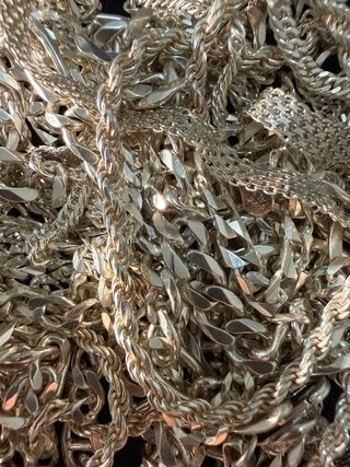 Cadena Plata Ley Italiana 925