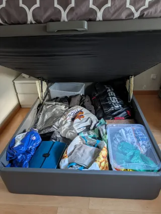 Canapé IKEA KVINLOG 135x190 cm Gris Marengo