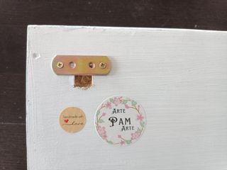 Perchero de pared shabby chic