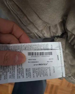 Cazadora Zara S Capucha Caqui Boxy Cropped Fit