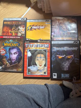 Lote Juegos PC: Imperivm, StarCraft, crazy taxi,