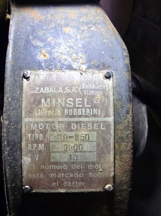 Segadora Olimpia con motor Ruggerini