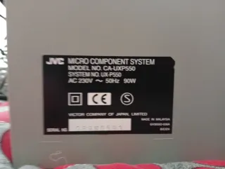 Mini cadena JVC DVD