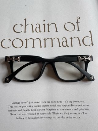 Gafas Chrome Hearts Negras