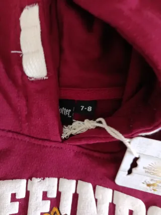Sudadera Gryffindor Harry Potter Talla 7-8 años