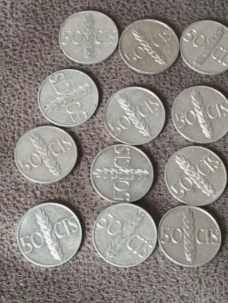 20 Monedas 50 Céntimos Franco 1966