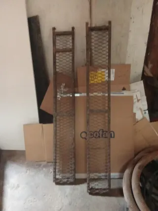 Rampas de carga para motocultor mula.