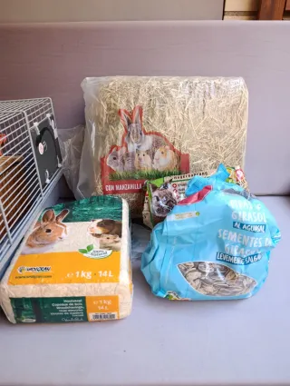 JAULA PARA HAMSTER CON ACCESORIOS